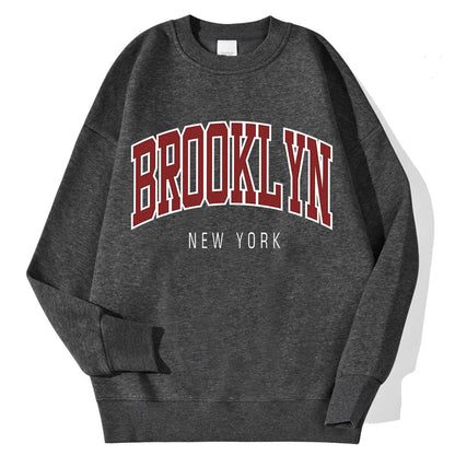 Brooklyn Work Printed Hoodies Women - Xmaker