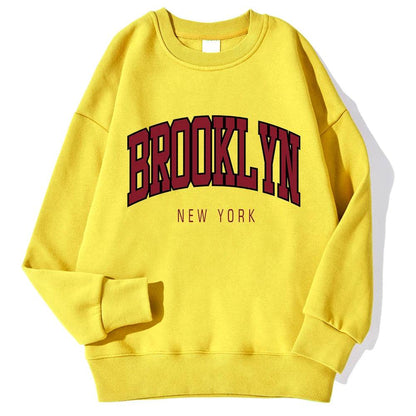 Brooklyn Work Printed Hoodies Women - Xmaker