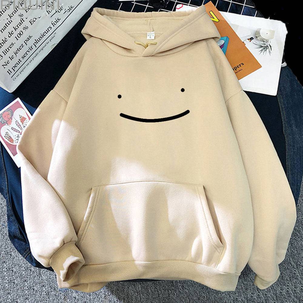 Loose Solid Color Hooded Sweatshirt Preppy Hoodie - Xmaker