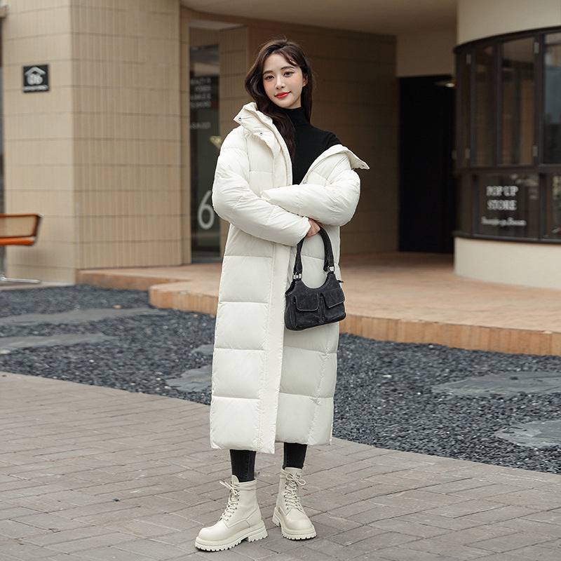 Women's Warm Winter Side Slit Cotton Padded Down Jacket - Xmaker