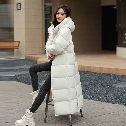 Women's Warm Winter Side Slit Cotton Padded Down Jacket - Xmaker