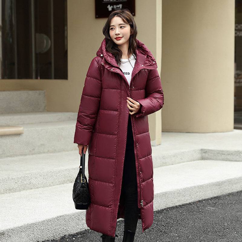 Women's Warm Winter Side Slit Cotton Padded Down Jacket - Xmaker