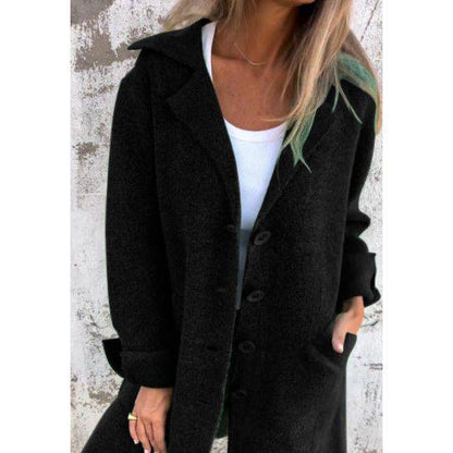 Women's Single-breasted Mid-length Coat - Xmaker