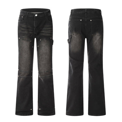 Washed High Street Vintage Jeans Men's Skinny Jeans - Xmaker