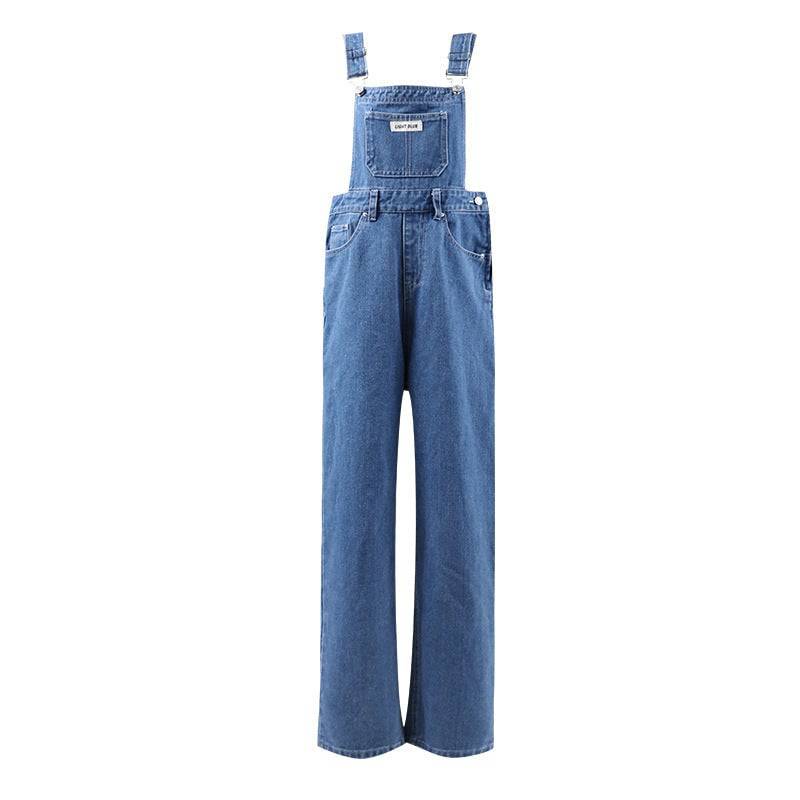 High Street Denim Suspender Pants Women's Summer - Xmaker