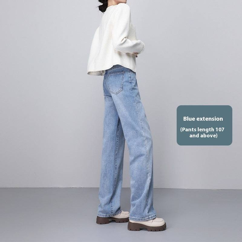 Women's Tall Narrow Wide-leg Jeans - Xmaker