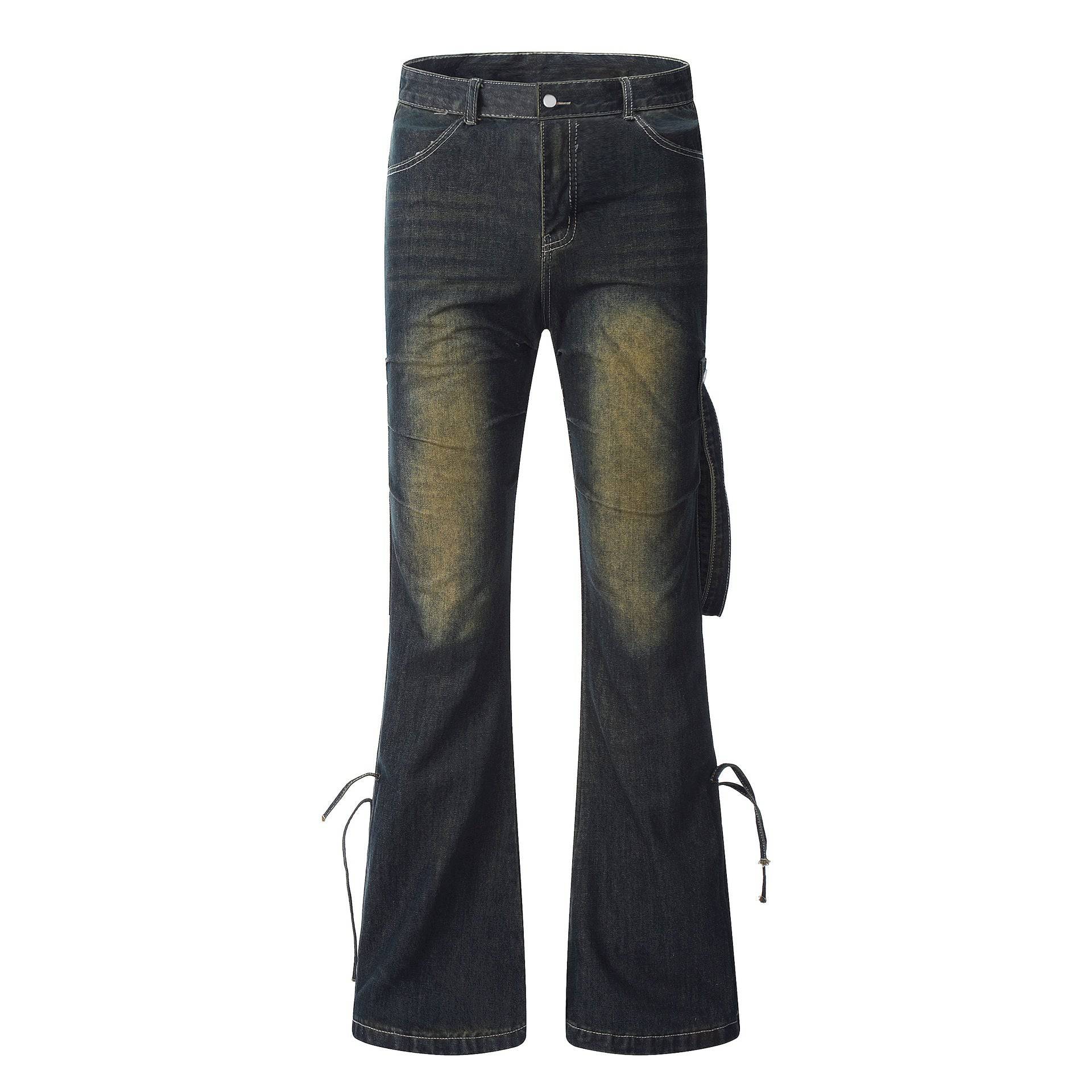 Design Side Adjustable American Yellow Mud Jeans - Xmaker