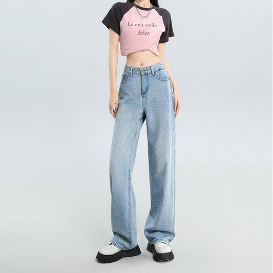 Personality Wide Leg Jeans For Women - Xmaker