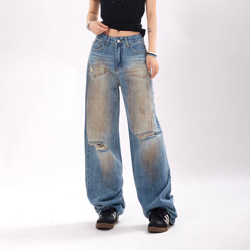 Women's American-style Retro Personalized Jeans - Xmaker