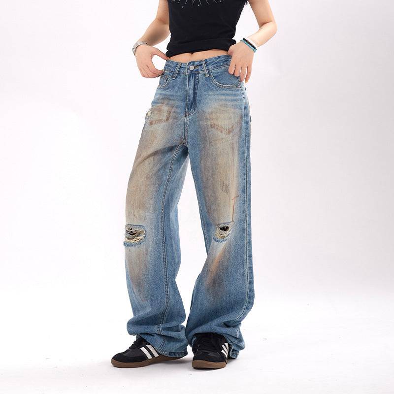 Women's American-style Retro Personalized Jeans - Xmaker