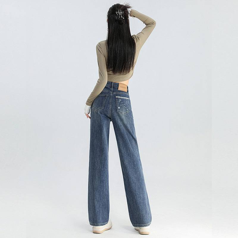 Women's American-style Retro Wide Leg Jeans - Xmaker