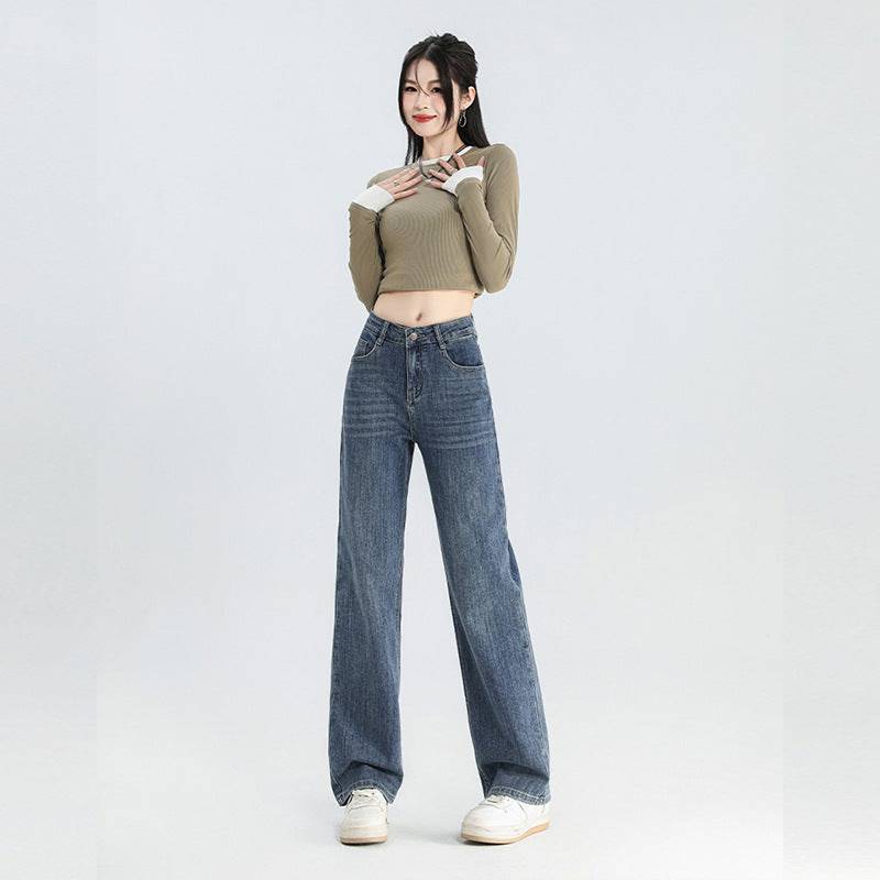 Women's American-style Retro Wide Leg Jeans - Xmaker