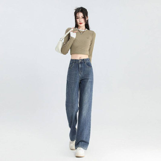 Women's American-style Retro Wide Leg Jeans - Xmaker