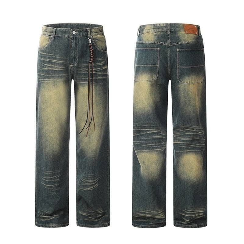 Retro Micro-pull Jeans Men - Xmaker