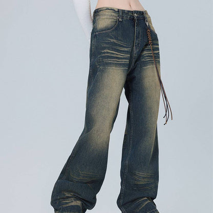 Retro Micro-pull Jeans Men - Xmaker