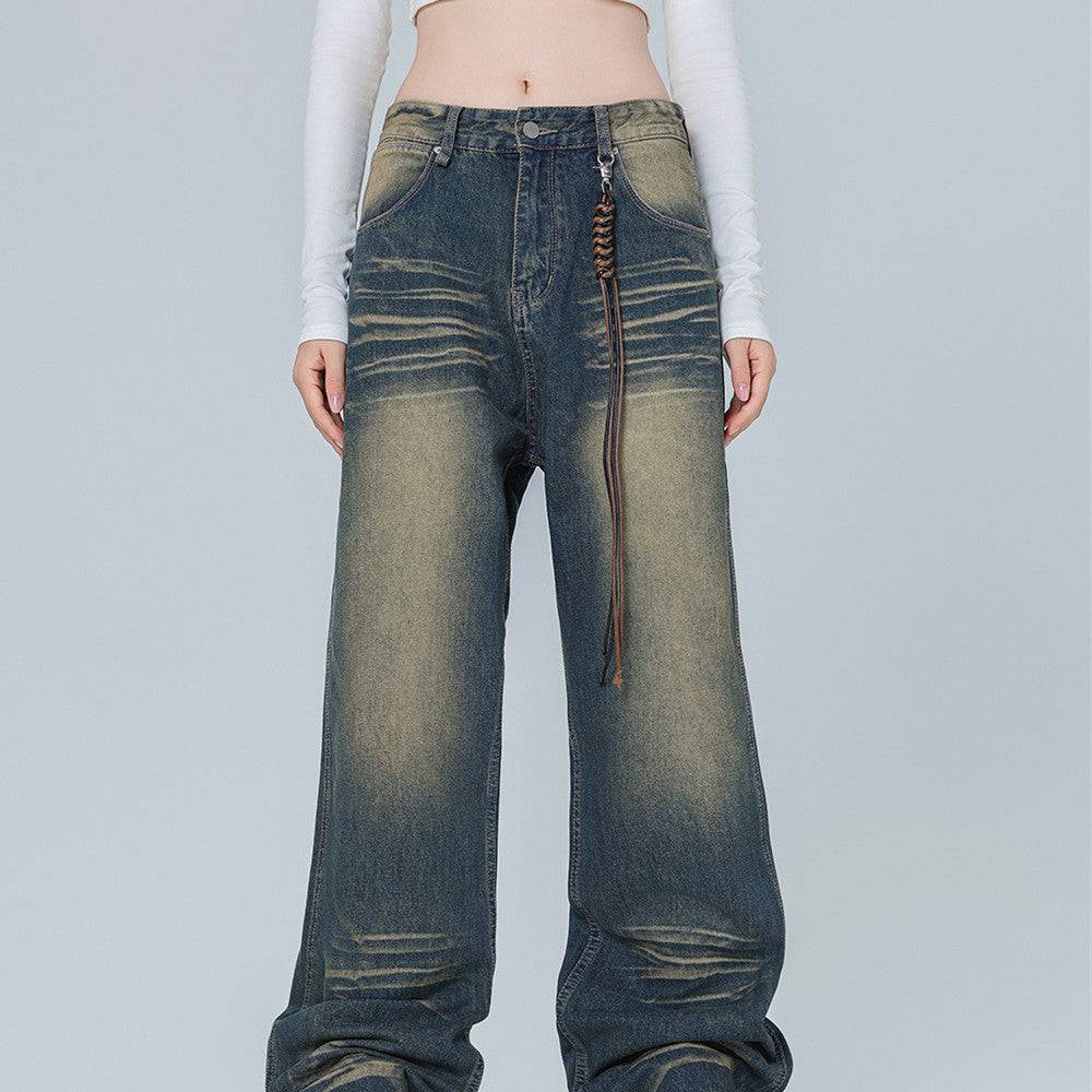 Retro Micro-pull Jeans Men - Xmaker