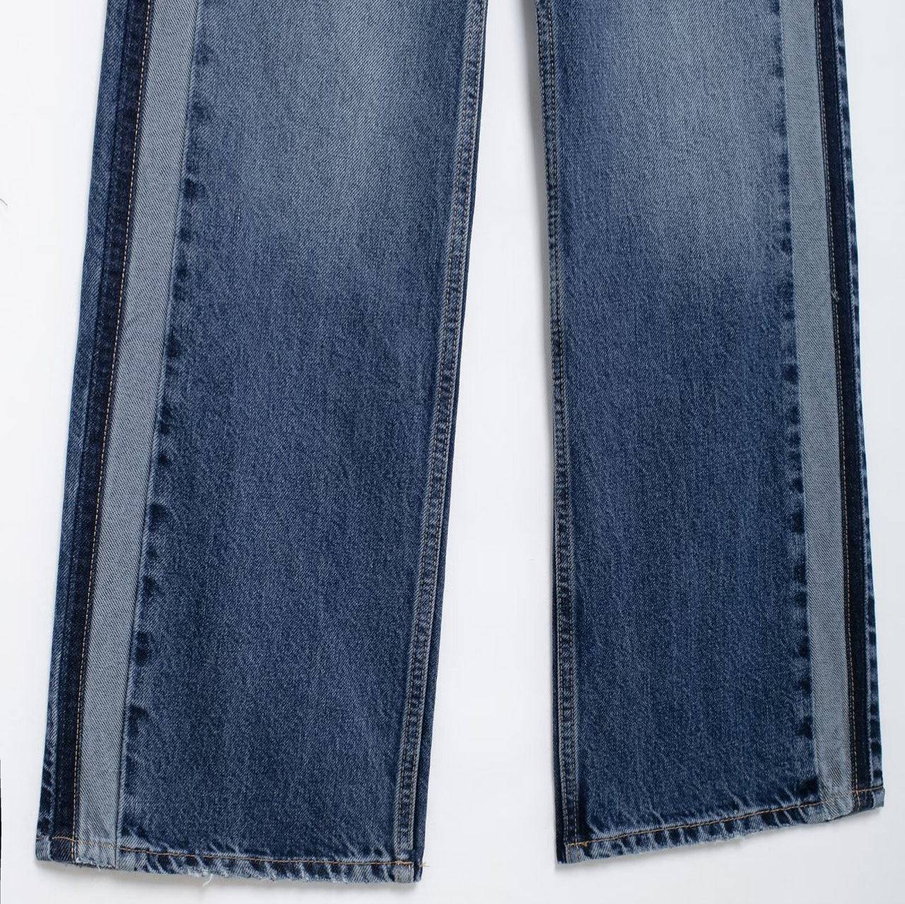 Versatile Mid-waist Straight Wide Leg Denim Jeans - Xmaker