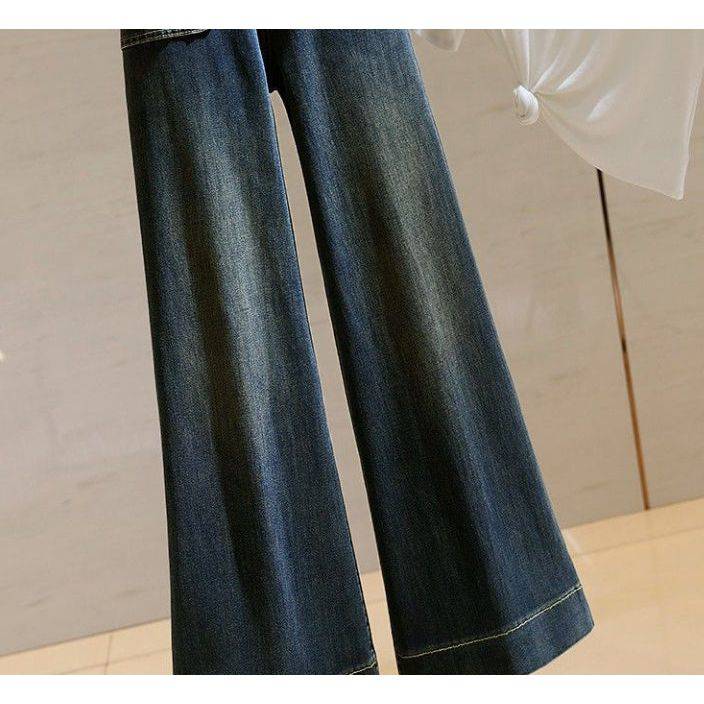 Retro Stretch Everything Loose Straight Leg Slim Slim Flared Pants - Xmaker