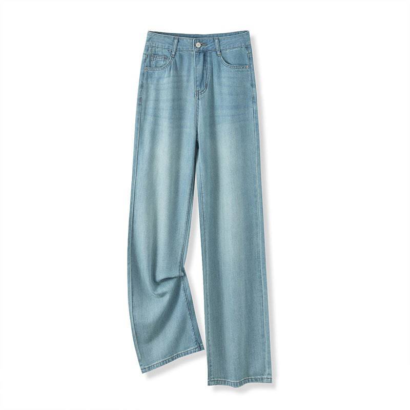 Ultra-thin Modal Tencel Lyocell Wide-leg Jeans - Xmaker