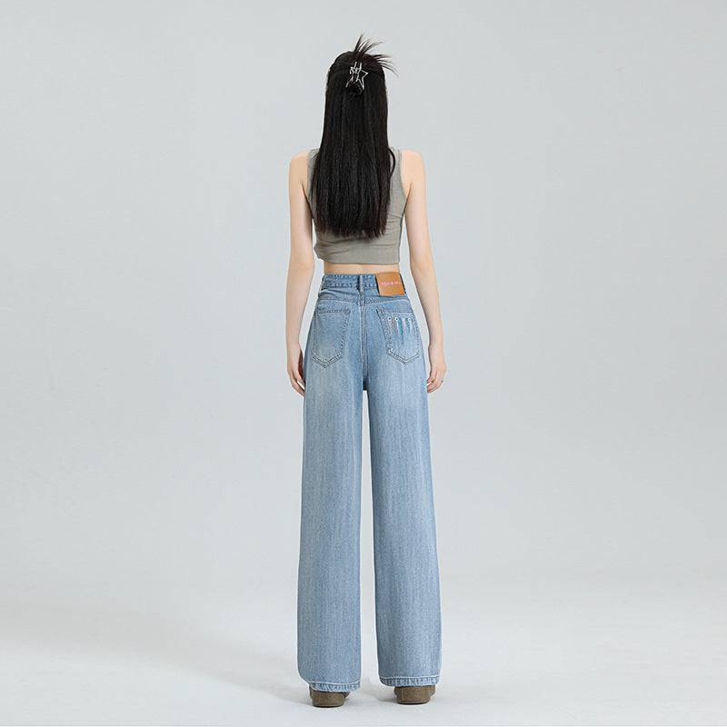 Ultra-thin Series Tencel Lyocell Wide-leg Jeans - Xmaker