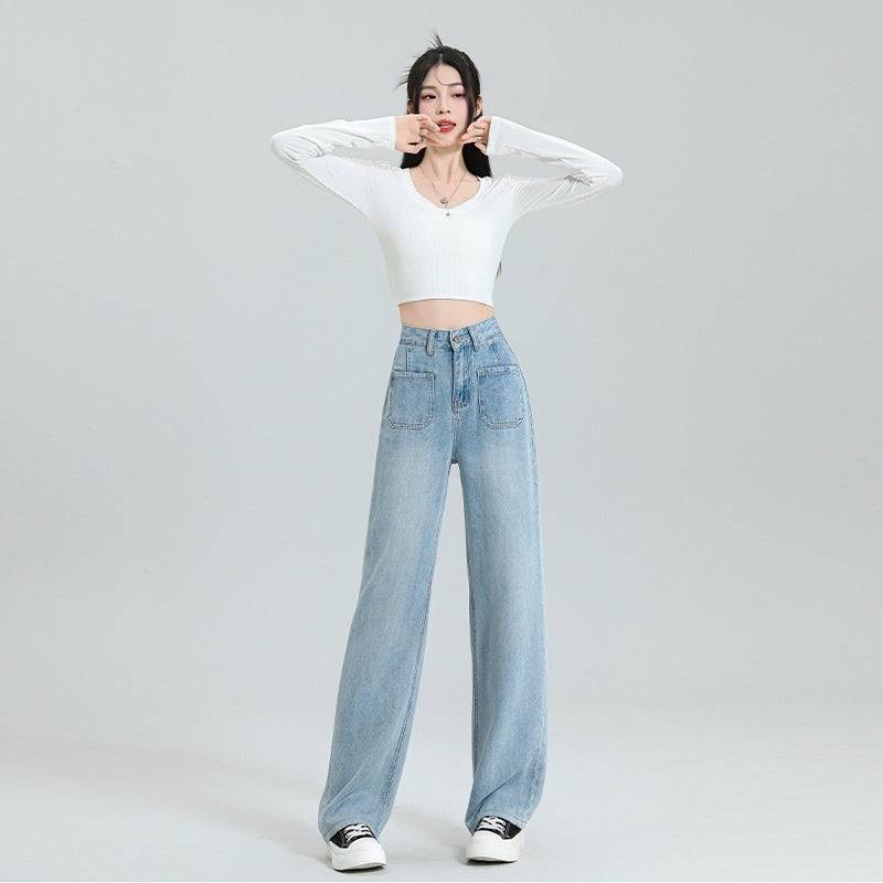 Ultra-thin Series Tencel Lyocell Wide-leg Pants - Xmaker