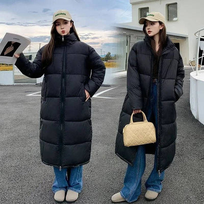 Women Casual Long Parkas Jacket Thick Down Cotton - Xmaker