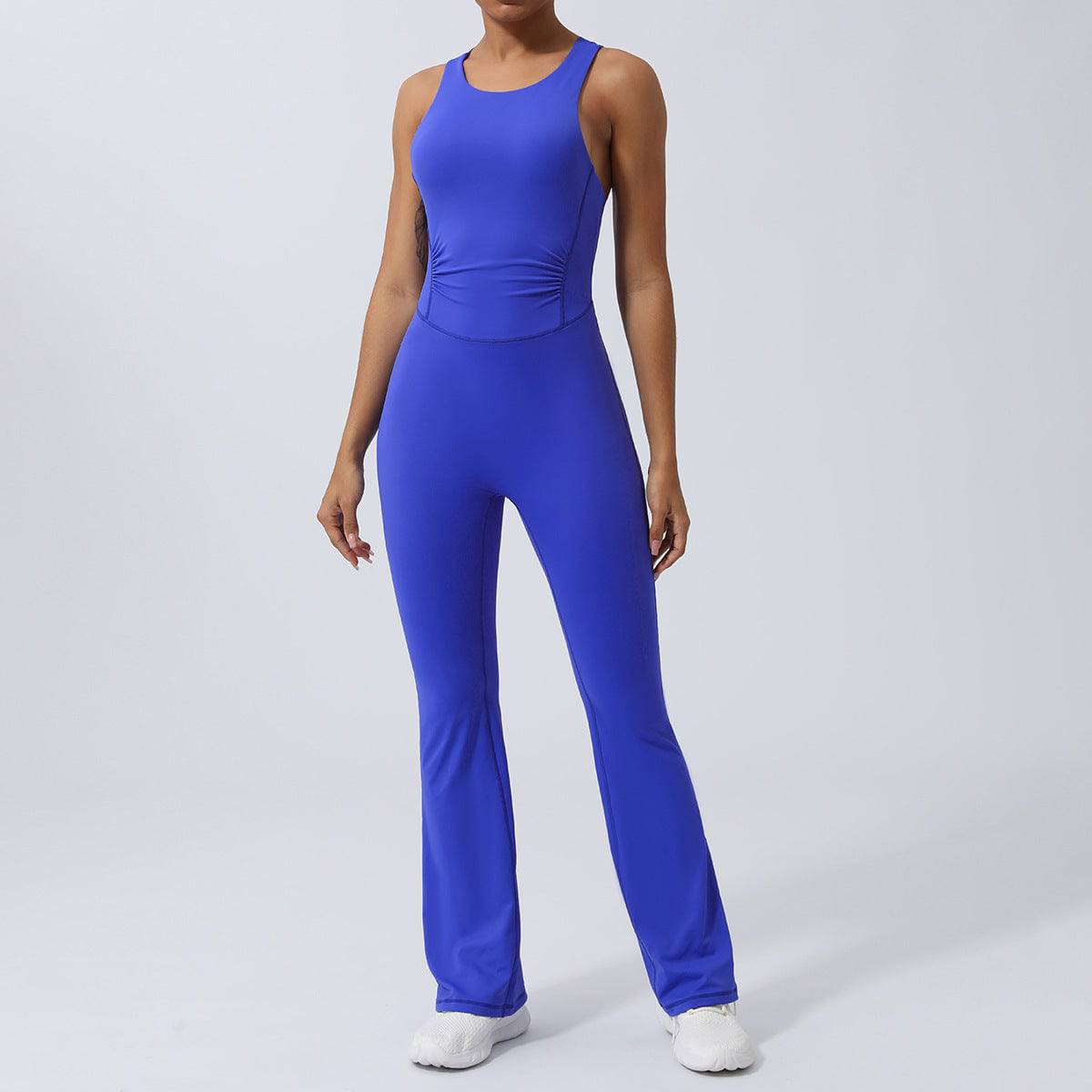 Skinny Yoga Clothes Sports Workout Clothes Hip-lift And Belly Shaping Micro-pull Dance Yoga Jumpsuit - Xmaker