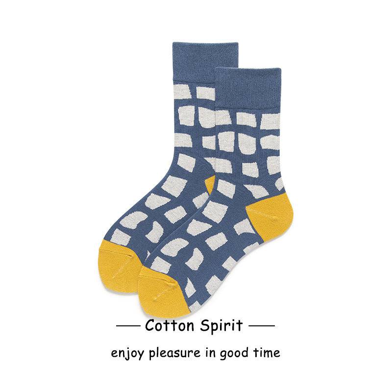 Women's Preppy Style Striped Mid-calf Length Socks - Xmaker