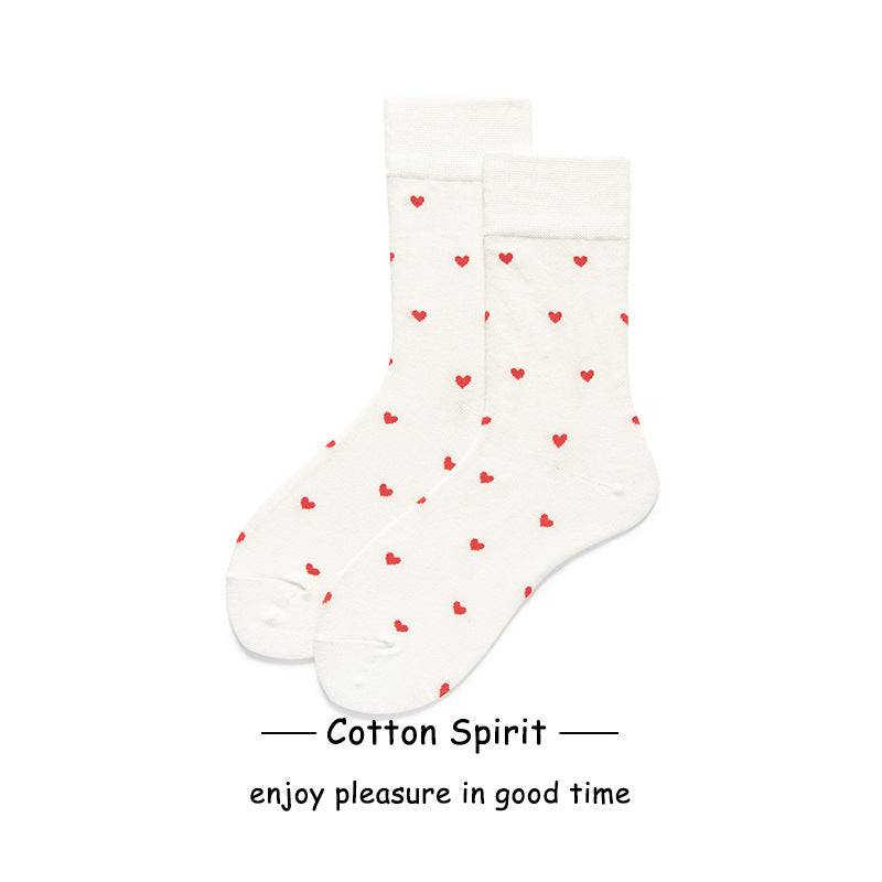 Women's Preppy Style Striped Mid-calf Length Socks - Xmaker