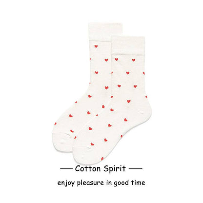 Women's Preppy Style Striped Mid-calf Length Socks - Xmaker