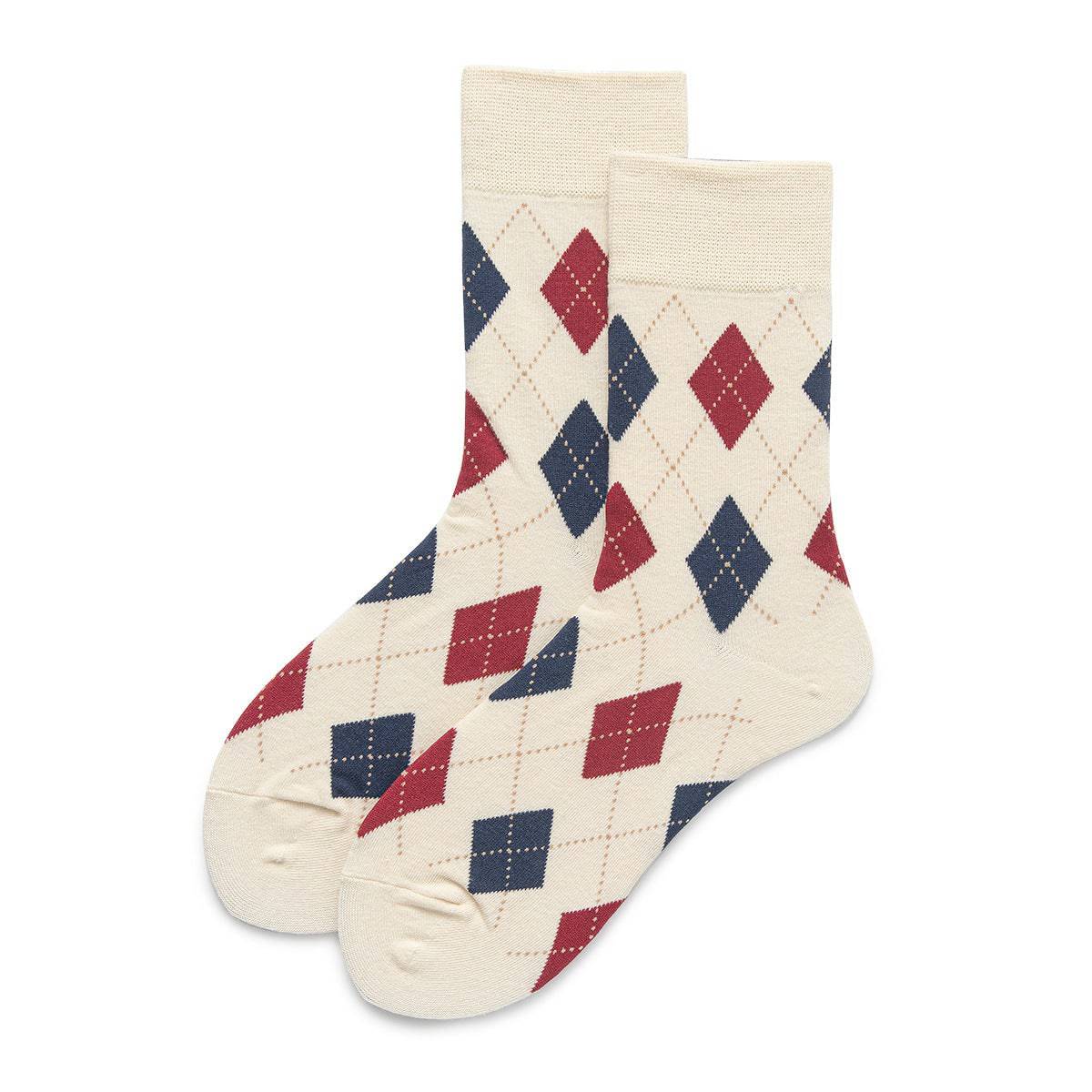 Women's Preppy Style Striped Mid-calf Length Socks - Xmaker