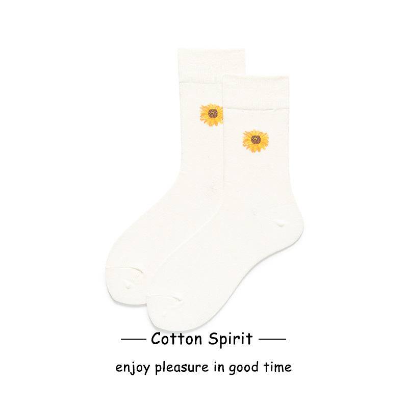 Women's Preppy Style Striped Mid-calf Length Socks - Xmaker