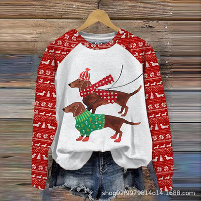 3D Animal Pattern Printed Shading Sweaters Women's Clothing - Xmaker