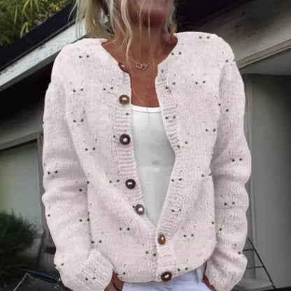 Women's 3D Digital Printing Cardigan Knitted Sweater - Xmaker