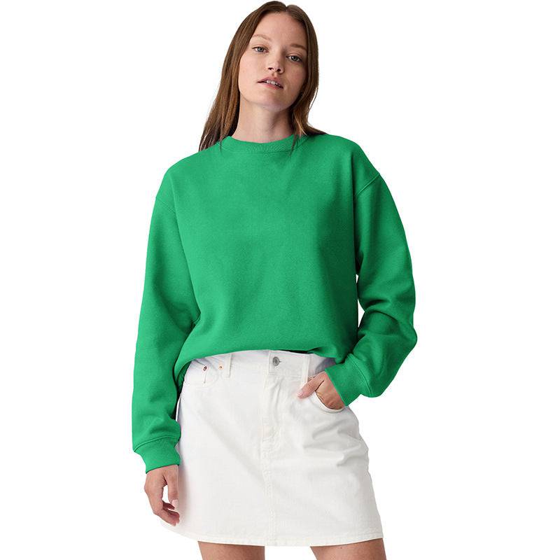 Color Minimal Versatile Pullover Sweater For Women - Xmaker