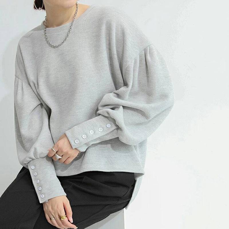 Women's Sweater Solid Color Loose And Comfortable - Xmaker