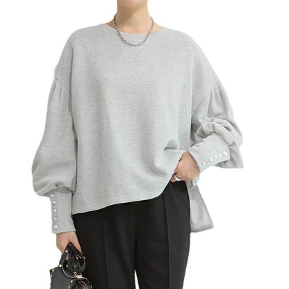 Women's Sweater Solid Color Loose And Comfortable - Xmaker