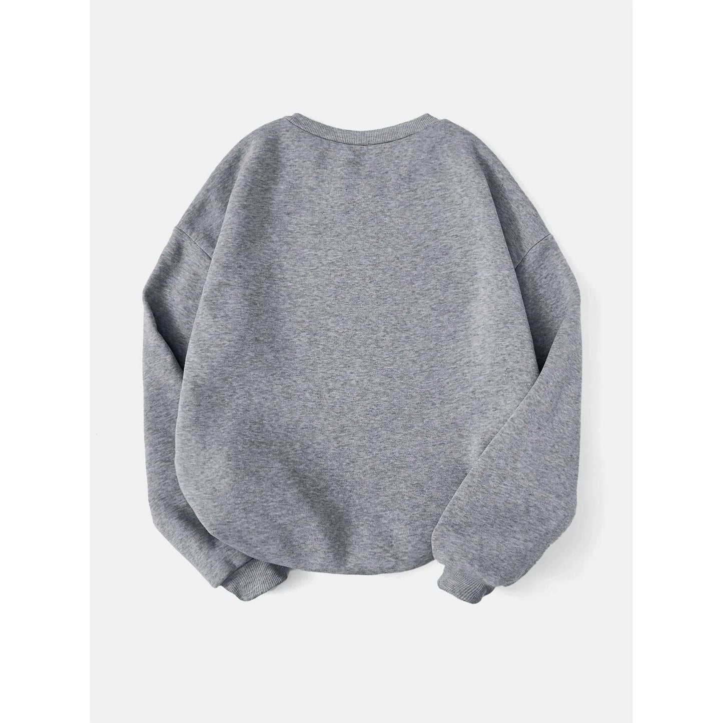 Women's Letter print crew neck sweatshirt - Xmaker