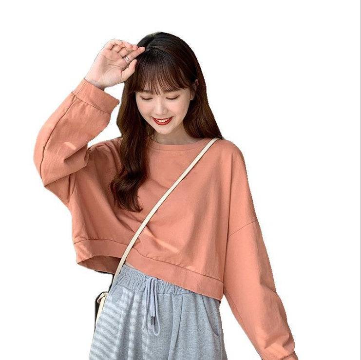 Women's Thin Round Neck Long-sleeved Sweater - Xmaker