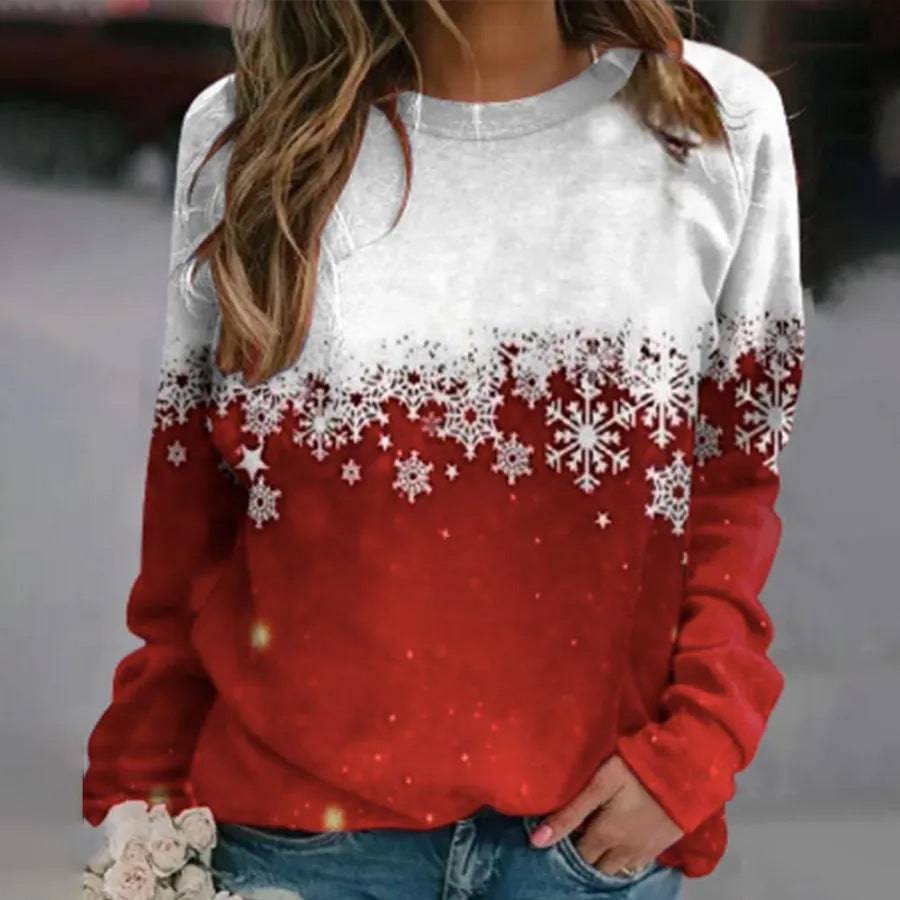 Christmas Clothing Men's And Women's Printed Round Neck Sweater - Xmaker